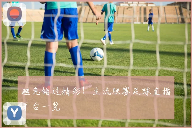 避免错过精彩！主流联赛足球直播平台一览